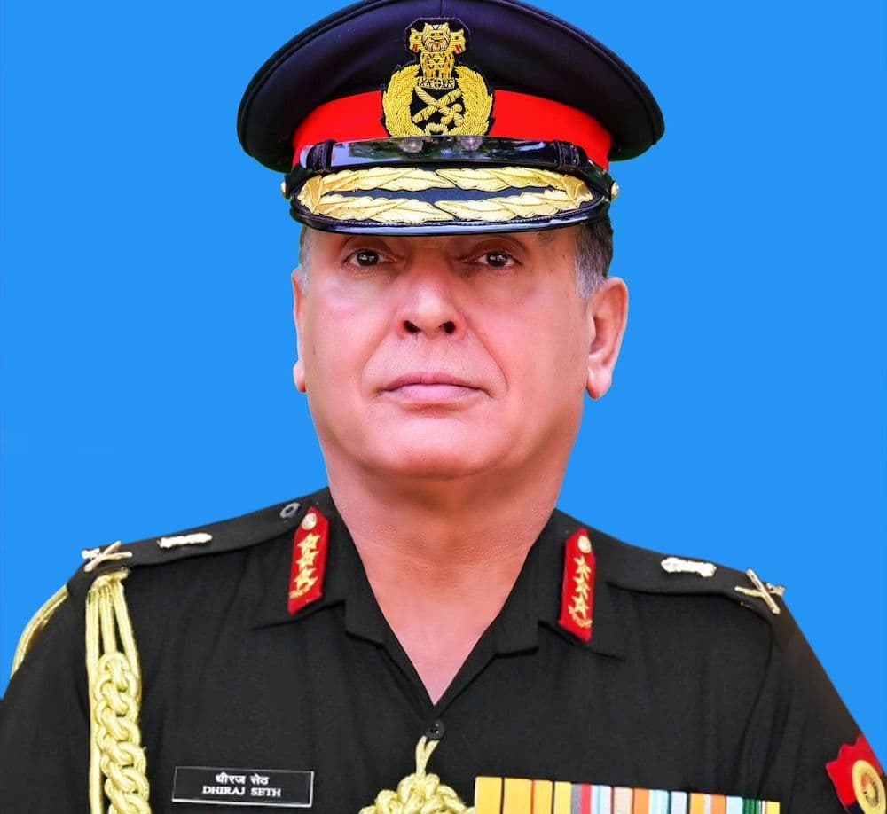 General Dhiraj Seth Takes Charge as India's 31st Chief of Army Staff